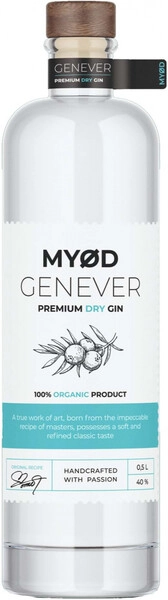 Джин "Myod" Genever Premium Dry, 0.5 л