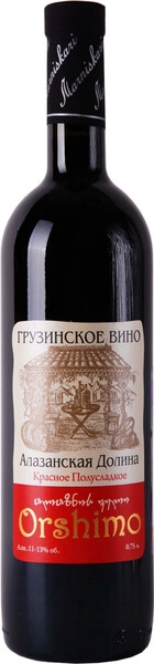 Вино Marniskari, Orshimo Alazani Valley Red
