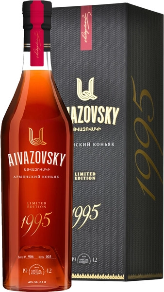 Коньяк "Айвазовский" Лимитед Эдишн, 1995, в подарочной коробке, 0.7 л
