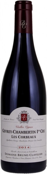 Вино Domaine Bruno Clavelier, Gevrey-Chambertin 1er Cru Les Corbeaux Vieilles Vignes AOC, 2014