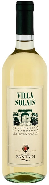 Вино Vermentino di Sardegna DOC Villa Solais, 2020