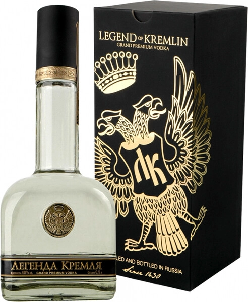 Водка Легенда Кремля, в коробке, 0.5 л