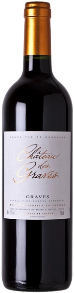 Вино Chateau des Graves Rouge, Graves AOC, 2017