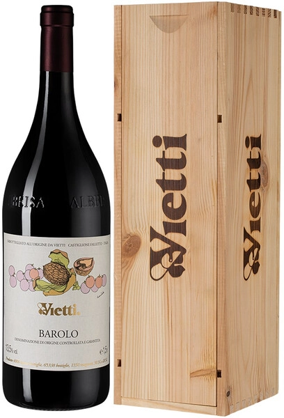 Вино Vietti, Barolo DOCG, 2021, wooden box, 1.5 л