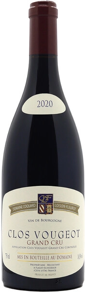 Вино Domaine Coquard Loison-Fleurot, Clos Vougeot Grand Cru AOC, 2020