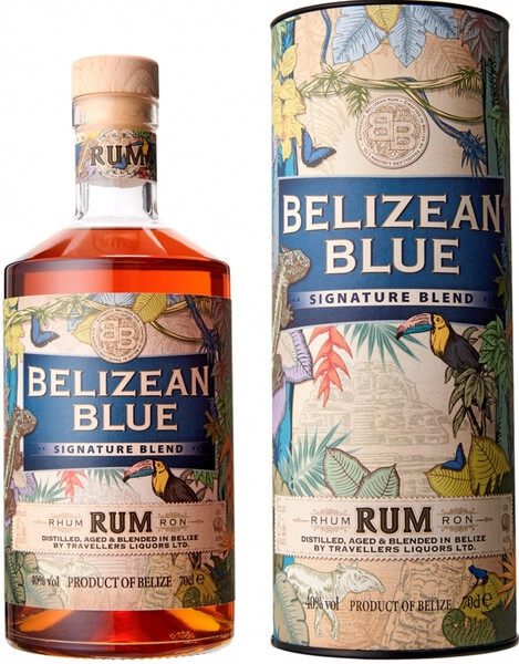 Ром Belizean Blue Signature Blend, in tube, 0.7 л