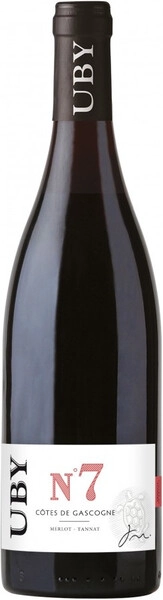Вино Uby №7 Merlot-Tannat, Cotes de Gascogne IGP, 2023