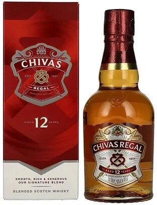 Виски Chivas Regal 12 years old, with box, 375 мл