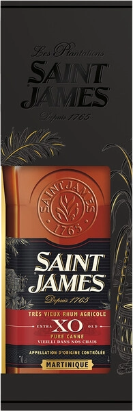 Ром Saint James Tres Vieux Agricole XO, Martinique AOC, gift box, 0.7 л
