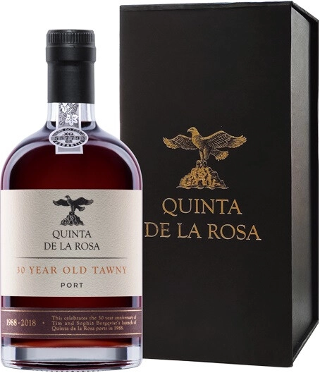 Портвейн Quinta De La Rosa, 30 Years Old Tawny Port, gift box, 0.5 л
