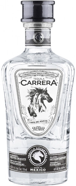 Текила "Carrera" Reposado Cristalino, 0.75 л
