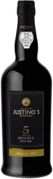 Вино Justino's Madeira Wines, Reserve Fine Dry 5 Years Old, Madeira DOP