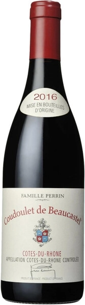 Вино Famille Perrin, Coudoulet de Beaucastel, Cotes-du-Rhone AOC Rouge, 2016