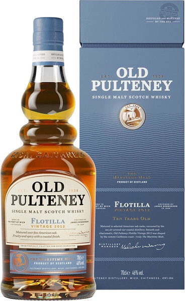Виски Old Pulteney, Flotilla Single Malt, 2012, gift box, 0.7 л