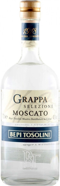 Граппа Bepi Tosolini, Moscato, 0.7 л
