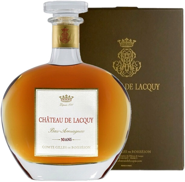 Арманьяк Chateau de Lacquy, Bas-Armagnac 30 Ans, carafe in gift box, 0.7 л