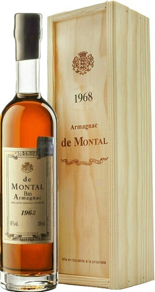 Арманьяк Armagnac de Montal, 1968, gift box, 200 мл
