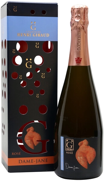 Шампанское Henri Giraud, Dame-Jane Rose, Champagne AOC, gift box