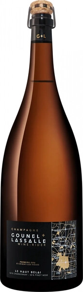 Шампанское Gounel Lassalle, Le Haut Belai Brut Nature, Champagne Premier Cru Chigny-les-Roses AOC, 2018, 1.5 л