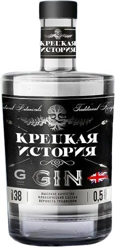 Джин Крепкая История, 0.5 л