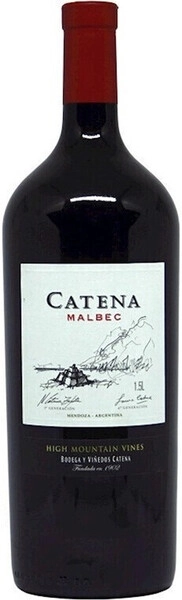 Вино Catena Malbec, Mendoza, 2022, 1.5 л
