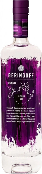 Водка Beringoff Blackcurrant, 0.5 л