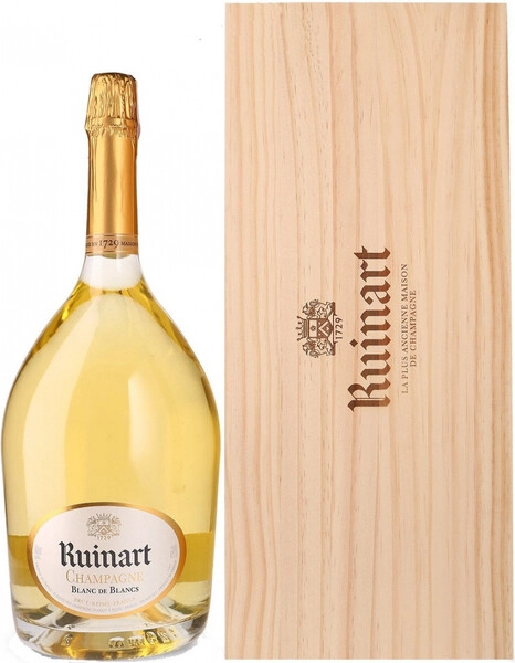 Шампанское Ruinart, Blanc de Blancs, wooden box, 3 л