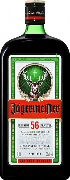 Ликер Jagermeister, 1 л