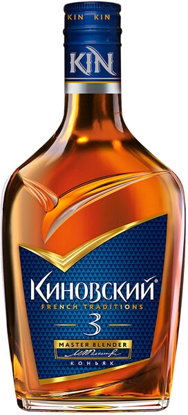 Коньяк Киновский Трехлетний, 250 мл