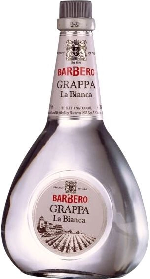 Граппа Barbero, Bianco, 0.7 л