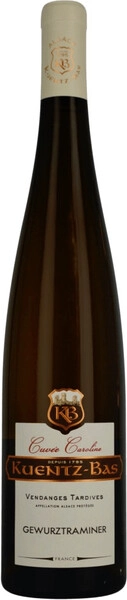 Вино Kuentz-Bas, Cuvee Caroline Gewurztraminer Vendange Tardive, Alsace AOC, 2021
