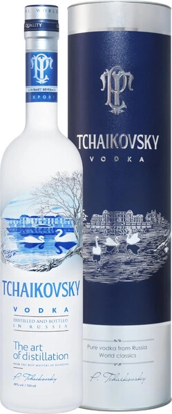 Водка Tchaikovsky, in tube, 0.7 л