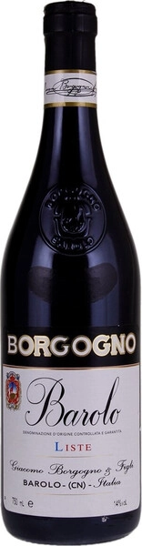 Вино Borgogno, Barolo Liste DOCG, 2018