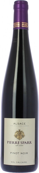 Вино Pierre Sparr, Pinot Noir Sol Calcaire, Alsace AOC, 2018