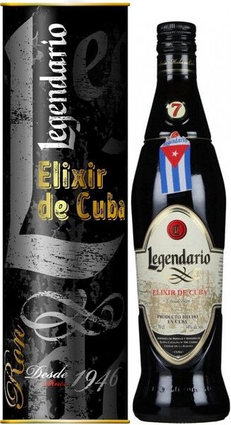 Ром Legendario Elixir de Cuba, gift box, 0.7 л