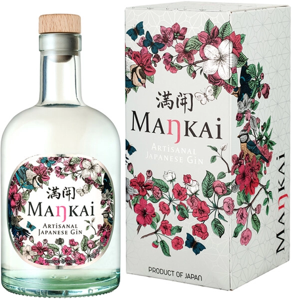 Джин "Mankai" Artisanal Japanese Gin, gift box, 0.7 л