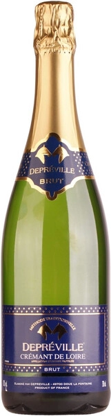 Игристое вино Depreville Cremant de Loire AOP Brut