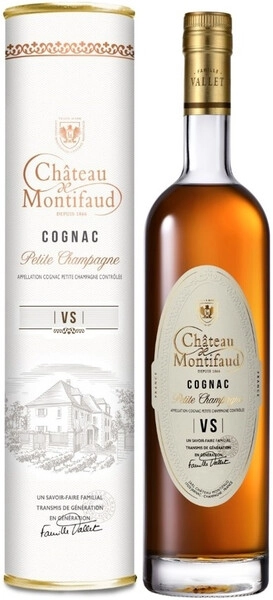 Коньяк Chateau de Montifaud V.S., Fine Petite Champagne AOC, in tube, 0.7 л
