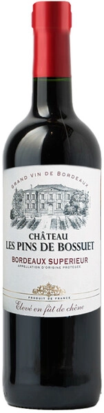 Вино Chateau Les Pins de Bossuet, Bordeaux Superieur AOC, 2020