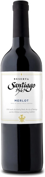 Вино Undurraga, Santiago 1541 Merlot Reserva, 2021