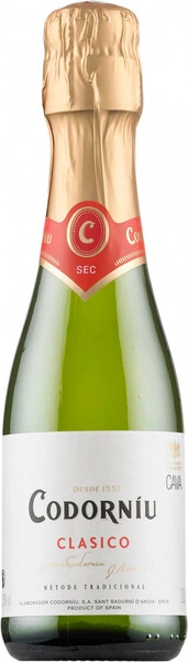 Игристое вино Codorniu Clasico Sec, 375 мл