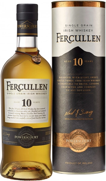 Виски Fercullen Single Grain 10 Years, in tube, 0.7 л