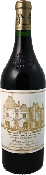 Вино Chateau Haut-Brion Rouge, Pessac-Leognan AOC 1-er Grand Cru Classe, 1998