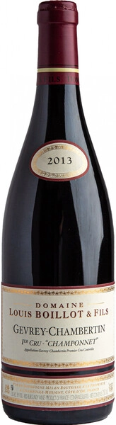 Вино Domaine Louis Boillot & Fils, Gevrey-Chambertin 1er Cru "Champonnet" AOC, 2013