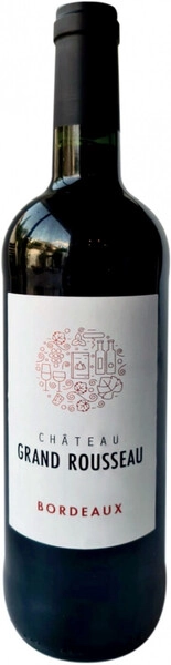 Вино Chateau Grand Rousseau, Bordeaux AOC, 2018, 1.5 л