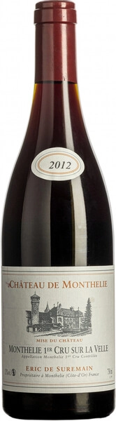 Вино Chateau de Monthelie, Monthelie 1er Cru Sur la Velle AOC, 2012