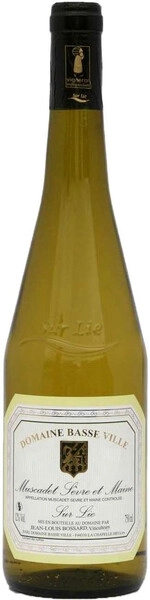 Вино Domaine Basse Ville, Muscadet Sevre et Maine AOC Sur Lie, 2024