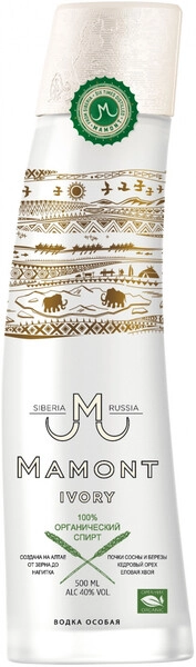 Водка Mamont Ivory, 0.5 л