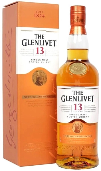 Виски The Glenlivet 13 Years Old, gift box, 0.7 л