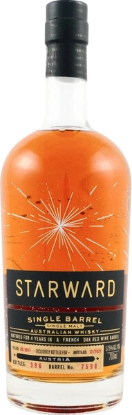 Виски Starward Single Barrel, Austria Edition, 0.7 л